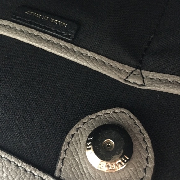 Burberry grey leather banner designer medium tote bag - Picture 13 of 13